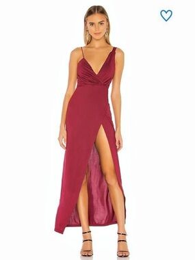 Superdown Leandra dress Maxi Dress in Red